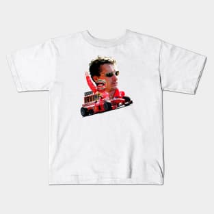 Eddie Irvine Low Poly Kids T-Shirt